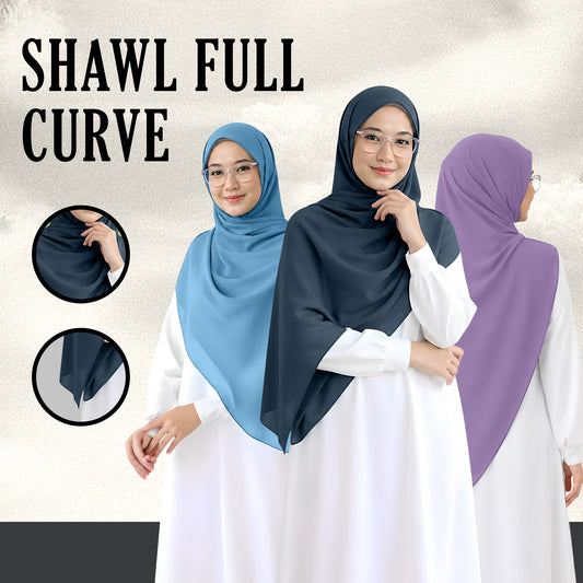 Rubaba Textiles Premium Heavy Chiffon Full Curve Shawl No1 Candy Pink Image 1