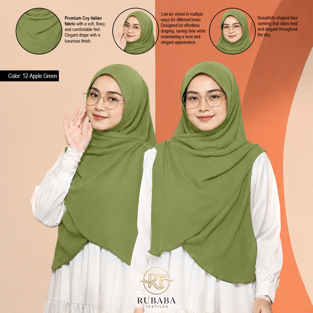 Shawl Instant Bawal 45-50 Cey Italian