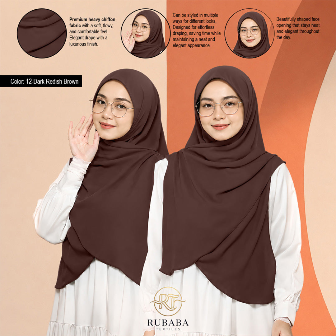 Shawl Instant Bawal 45-50 heavy chiffion