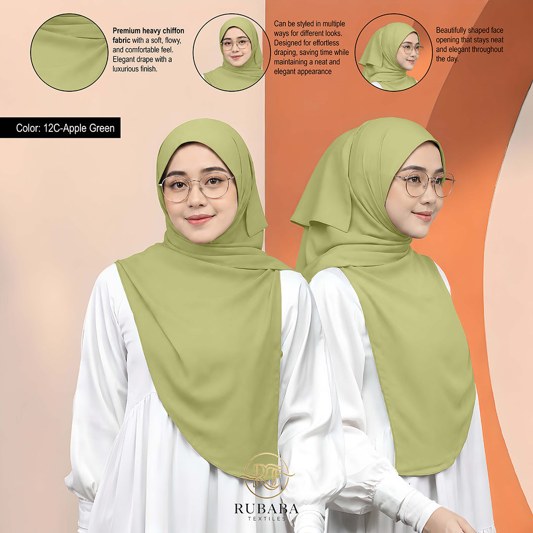 Shawl Instant Bawal 45-50 heavy chiffion