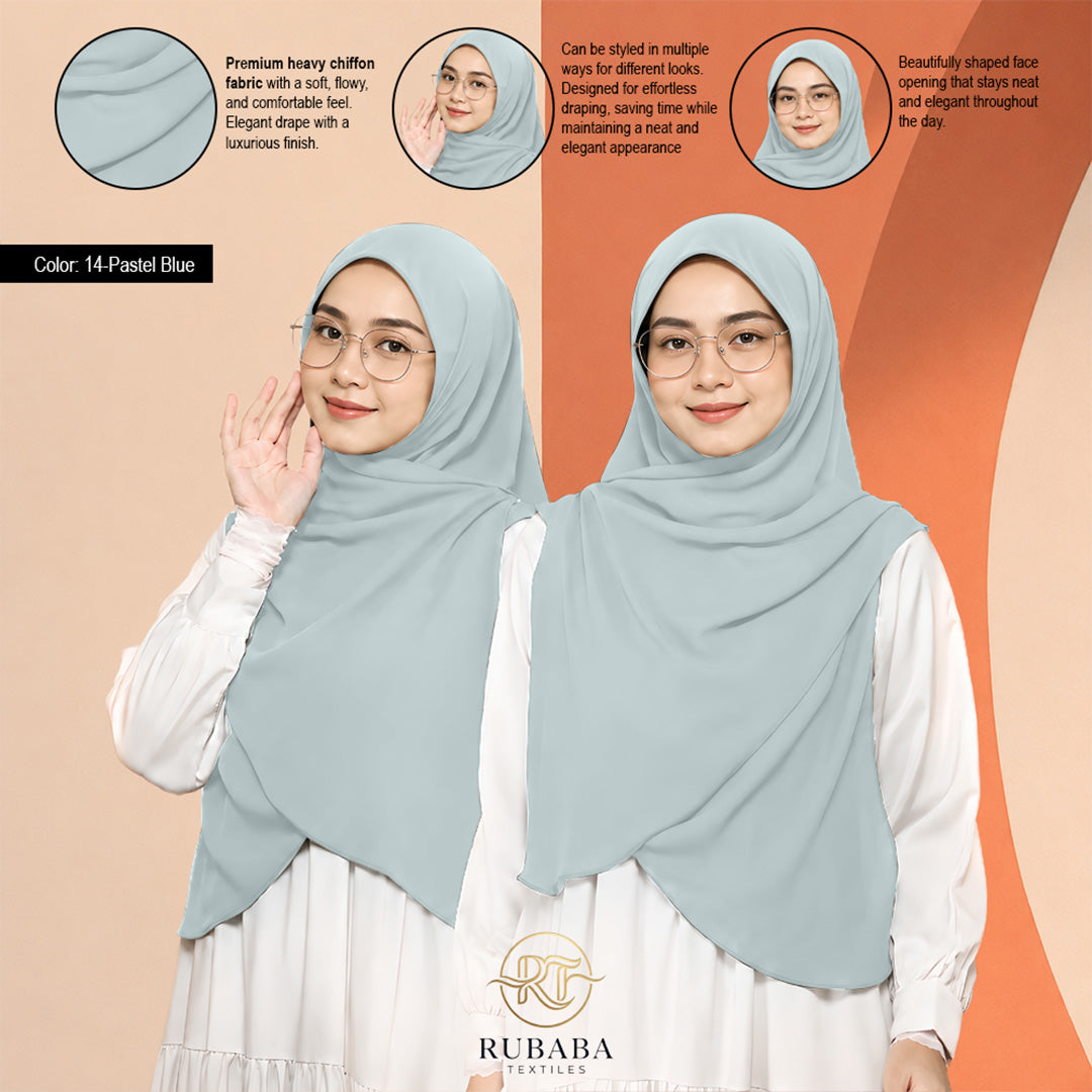 Shawl Instant Bawal 45-50 heavy chiffion