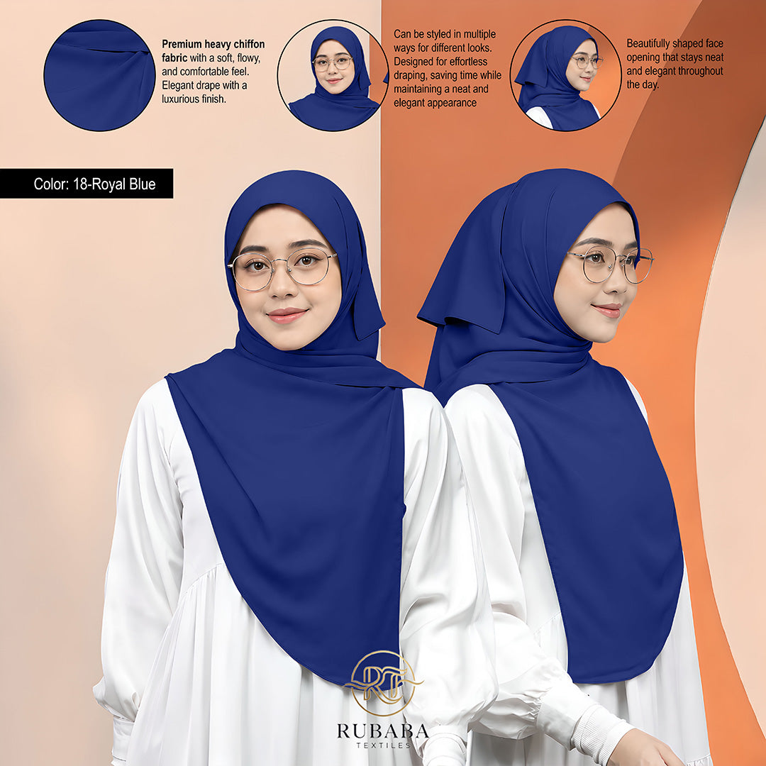 Shawl Instant Bawal 45-50 heavy chiffion