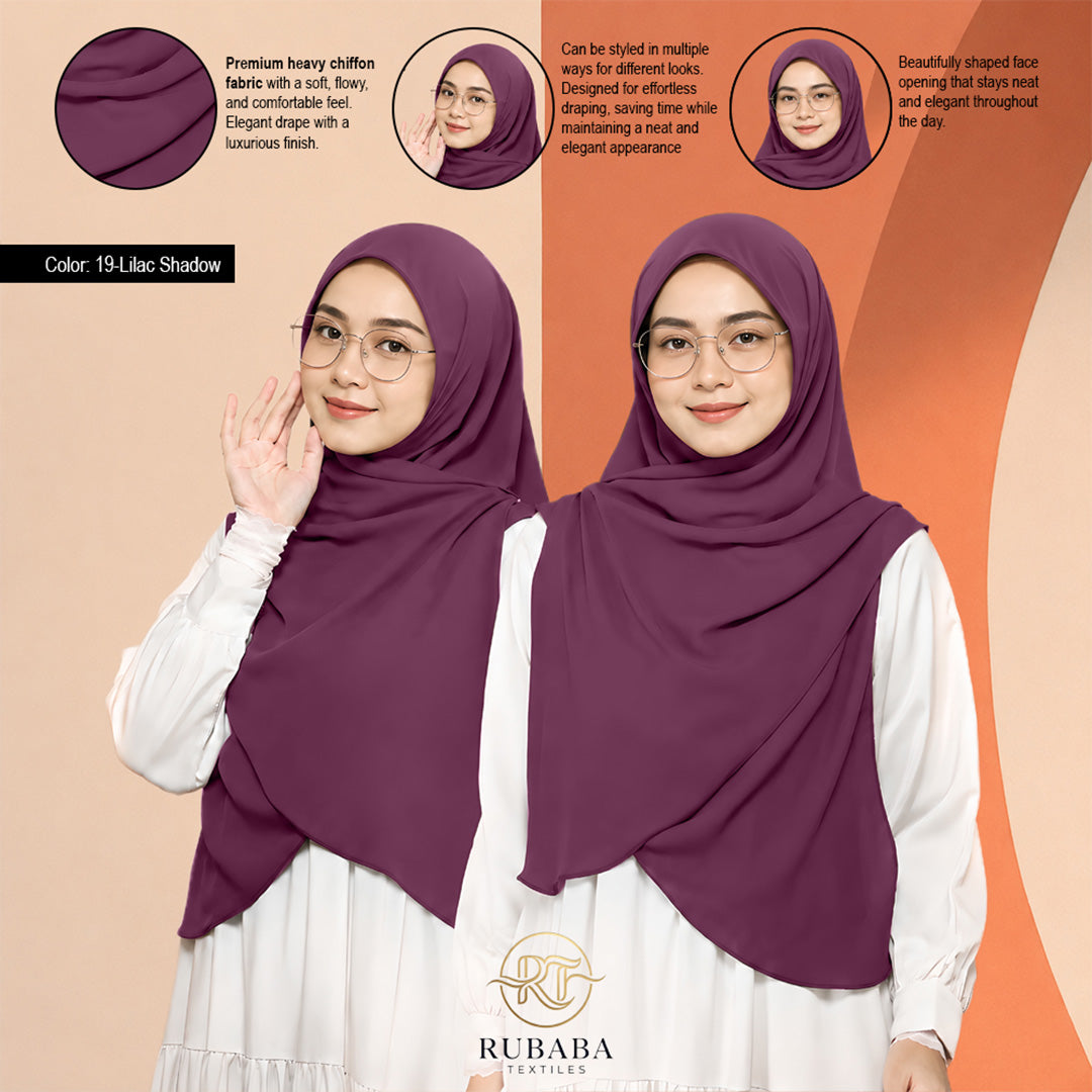 Shawl Instant Bawal 45-50 heavy chiffion