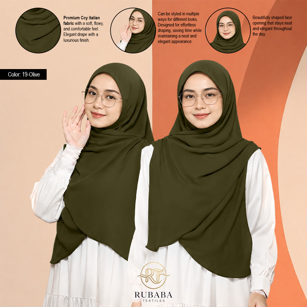 Shawl Instant Bawal 45-50 Cey Italian