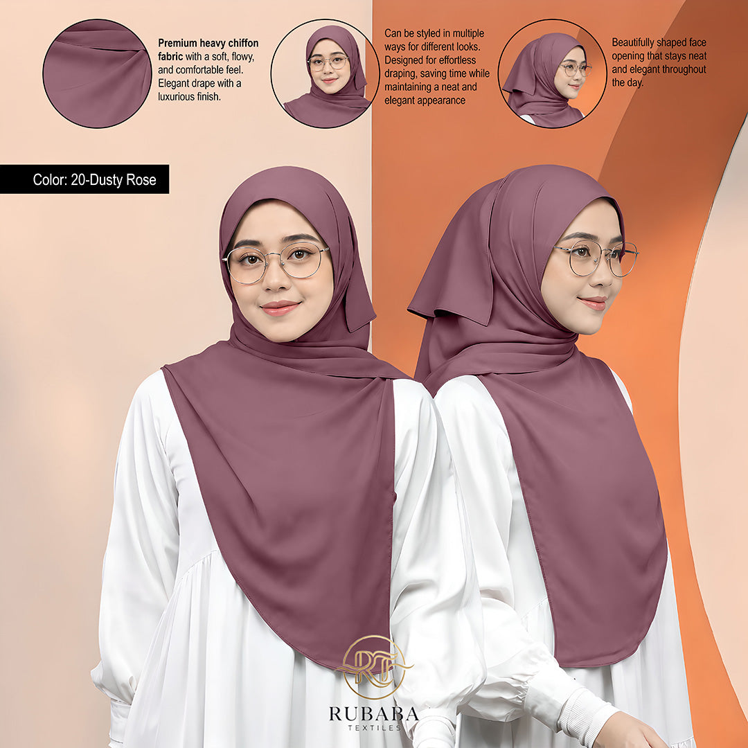 Shawl Instant Bawal 45-50 heavy chiffion