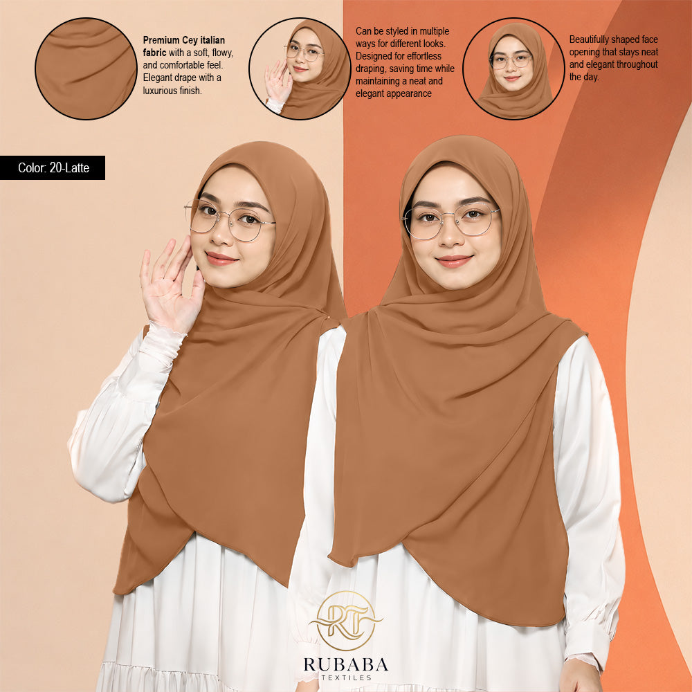 Shawl Instant Bawal 45-50 Cey Italian