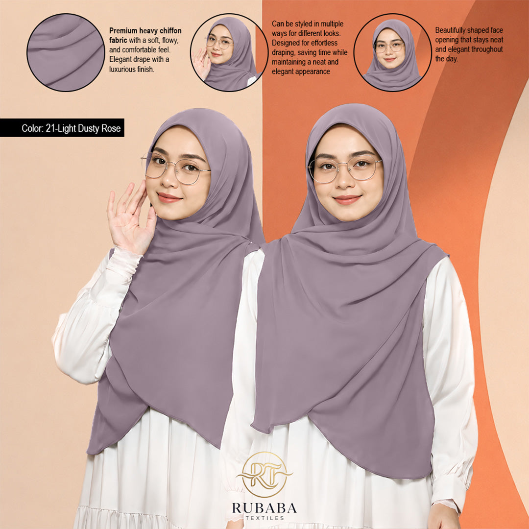 Shawl Instant Bawal 45-50 heavy chiffion