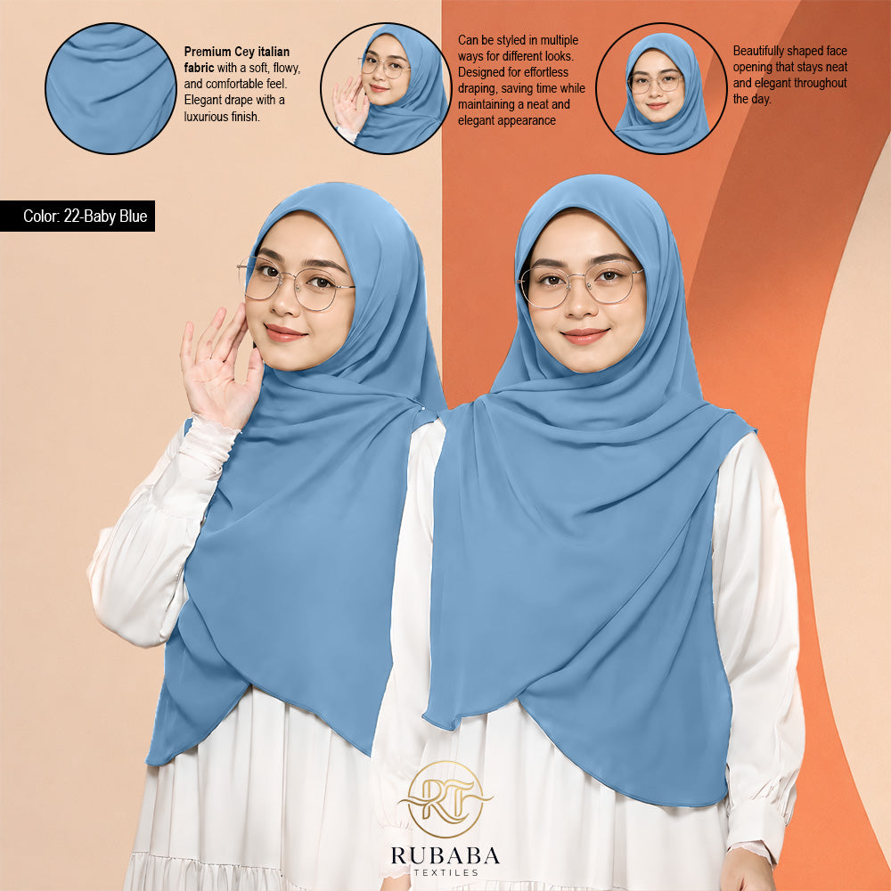 Shawl Instant Bawal 45-50 Cey Italian