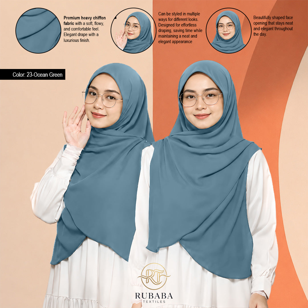 Shawl Instant Bawal 45-50 heavy chiffion
