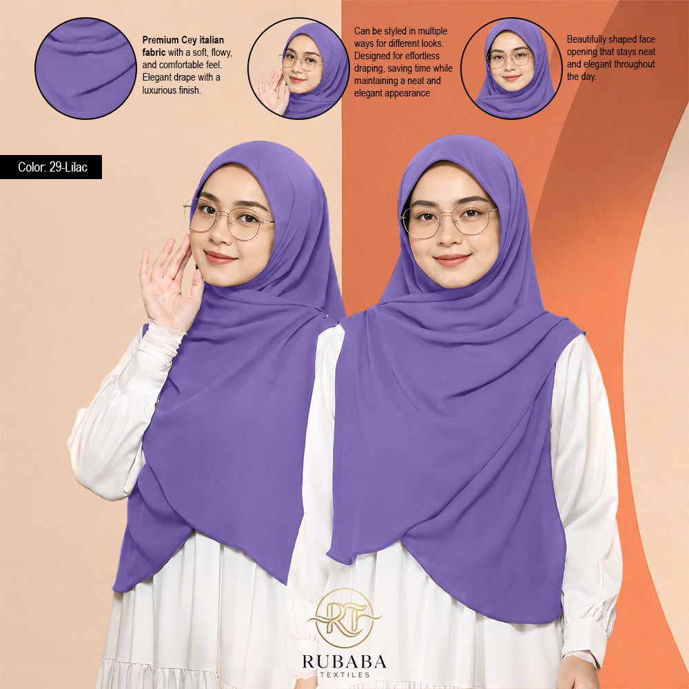 Shawl Instant Bawal 45-50 Cey Italian