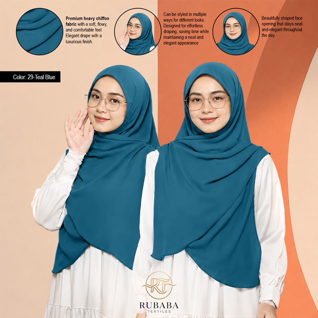 Shawl Instant Bawal 45-50 heavy chiffion