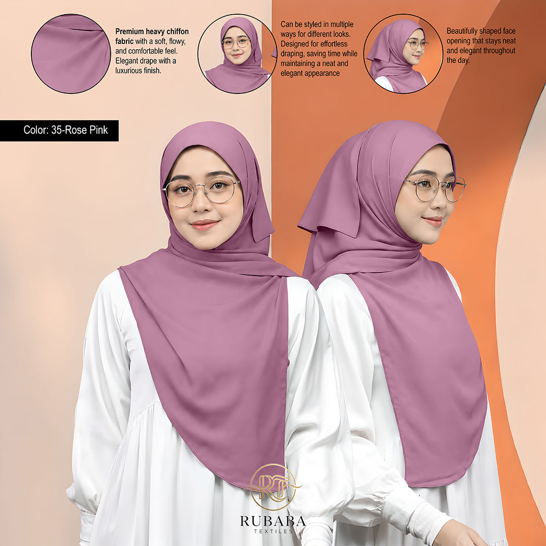 Shawl Instant Bawal 45-50 heavy chiffion