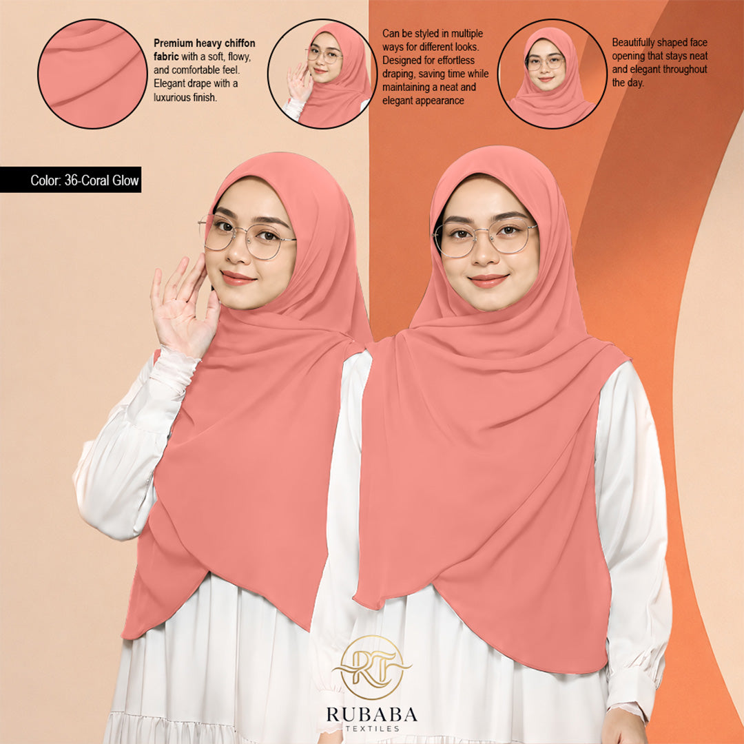 Shawl Instant Bawal 45-50 heavy chiffion