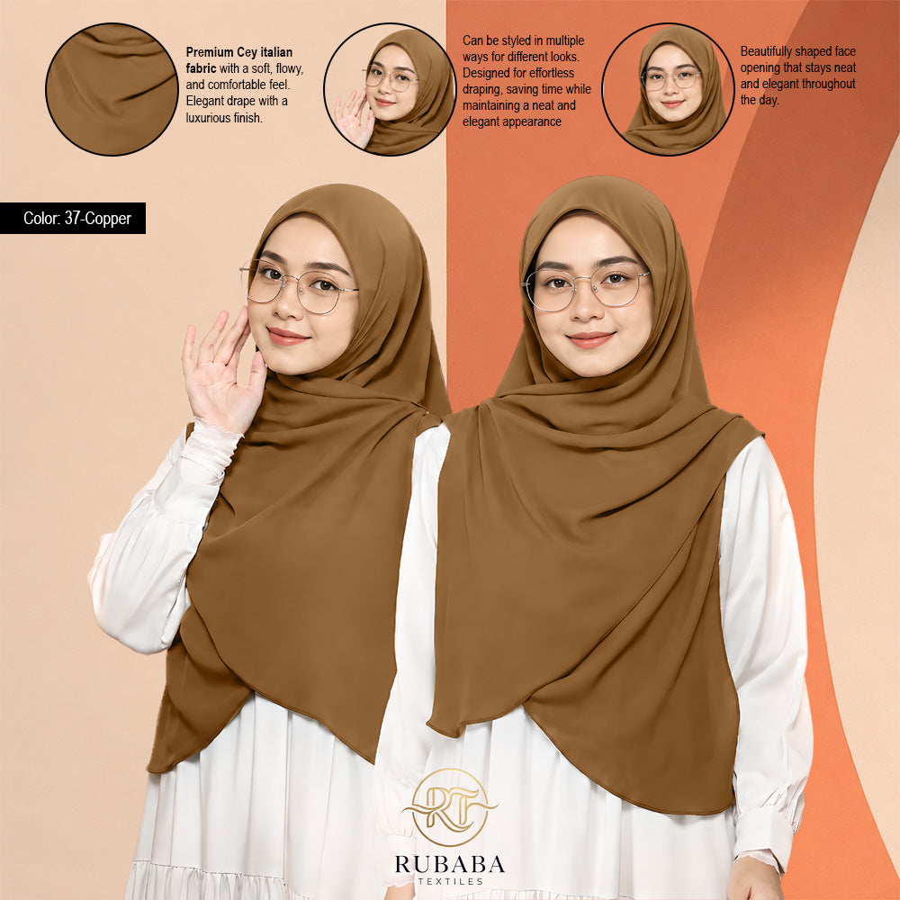 Shawl Instant Bawal 45-50 Cey Italian