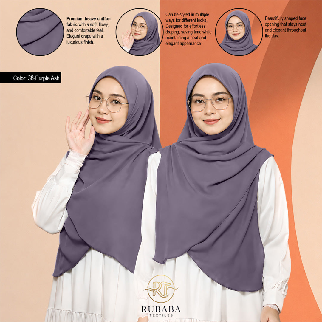 Shawl Instant Bawal 45-50 heavy chiffion