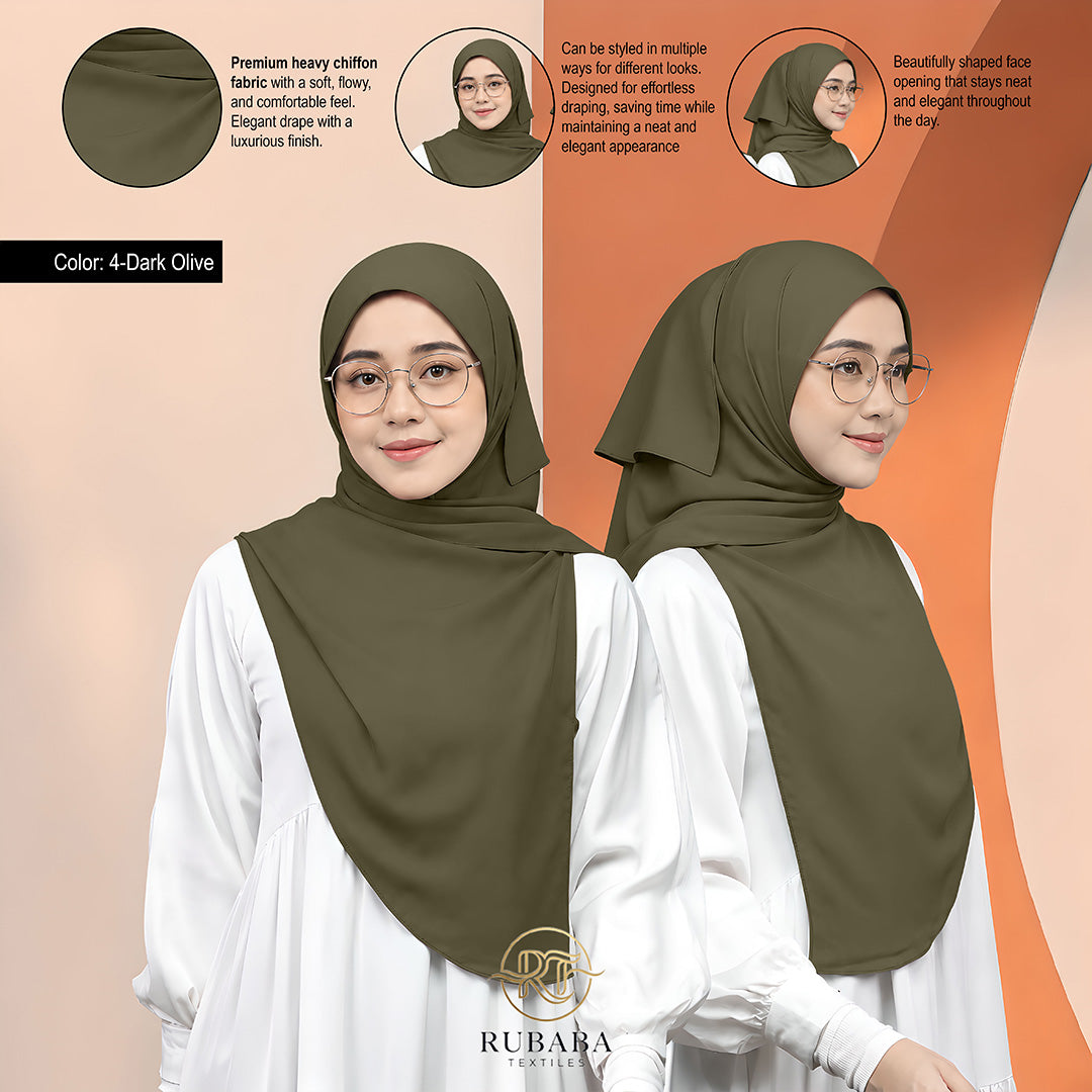 Shawl Instant Bawal 45-50 heavy chiffion