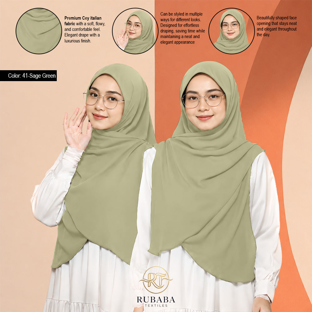 Shawl Instant Bawal 45-50 Cey Italian