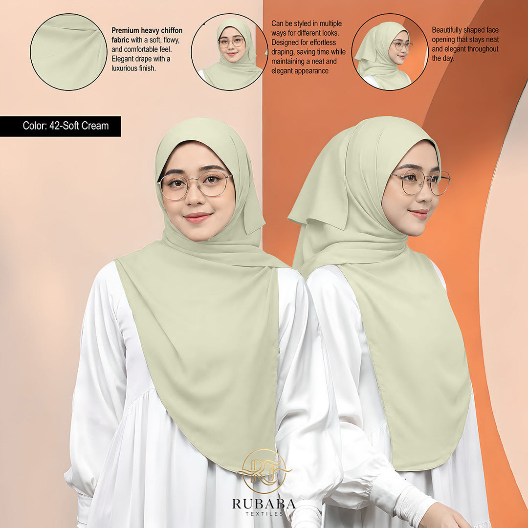 Shawl Instant Bawal 45-50 heavy chiffion