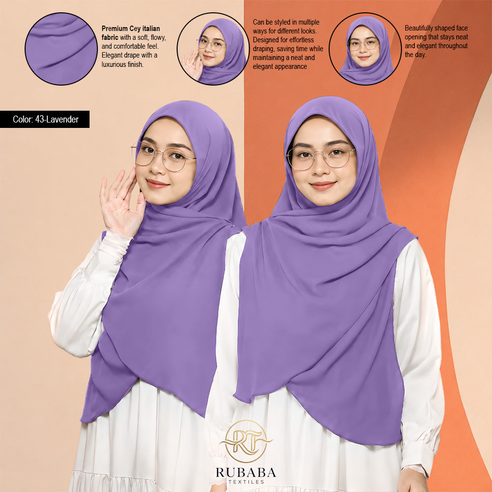 Shawl Instant Bawal 45-50 Cey Italian
