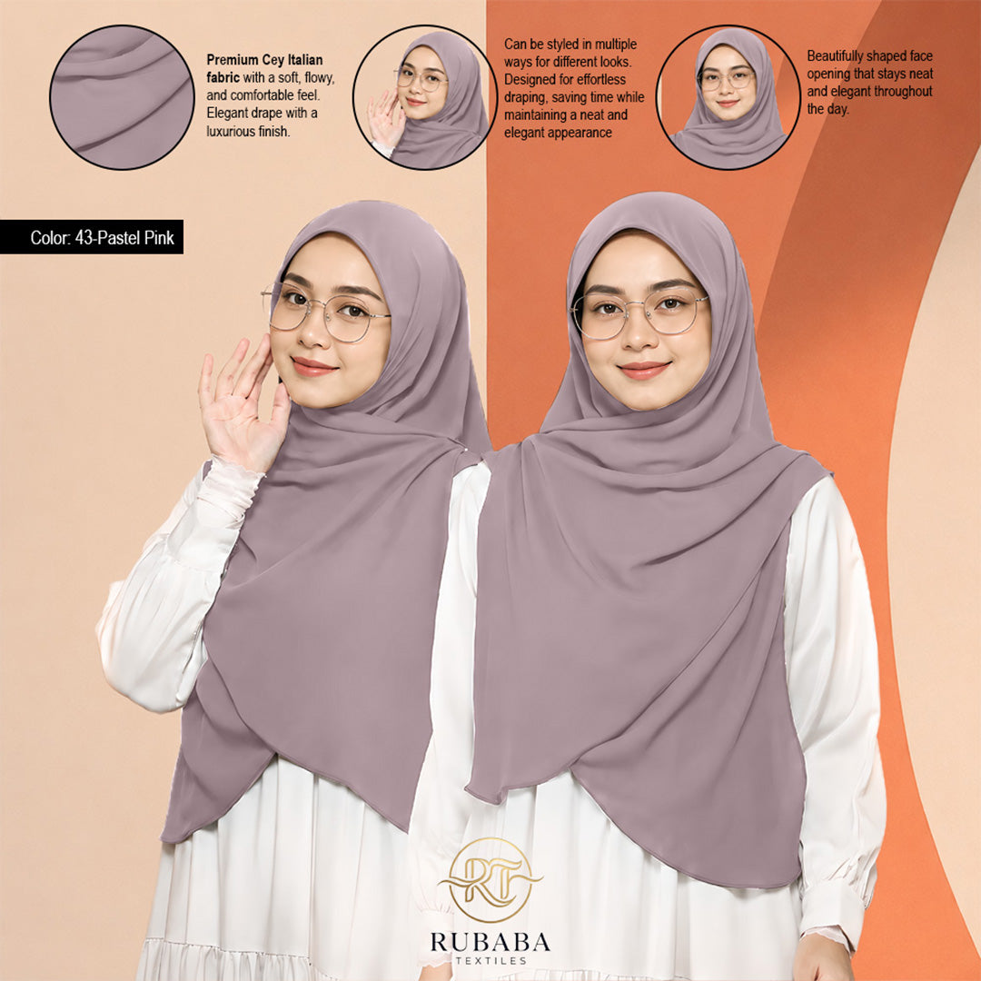 Shawl Instant Bawal 45-50 heavy chiffion
