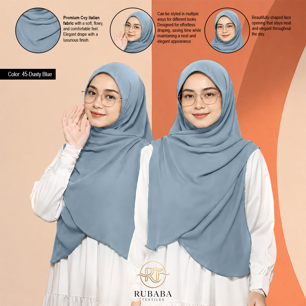 Shawl Instant Bawal 45-50 Cey Italian