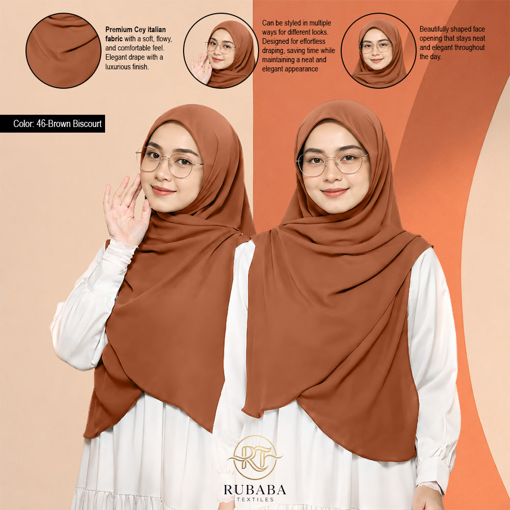 Shawl Instant Bawal 45-50 Cey Italian