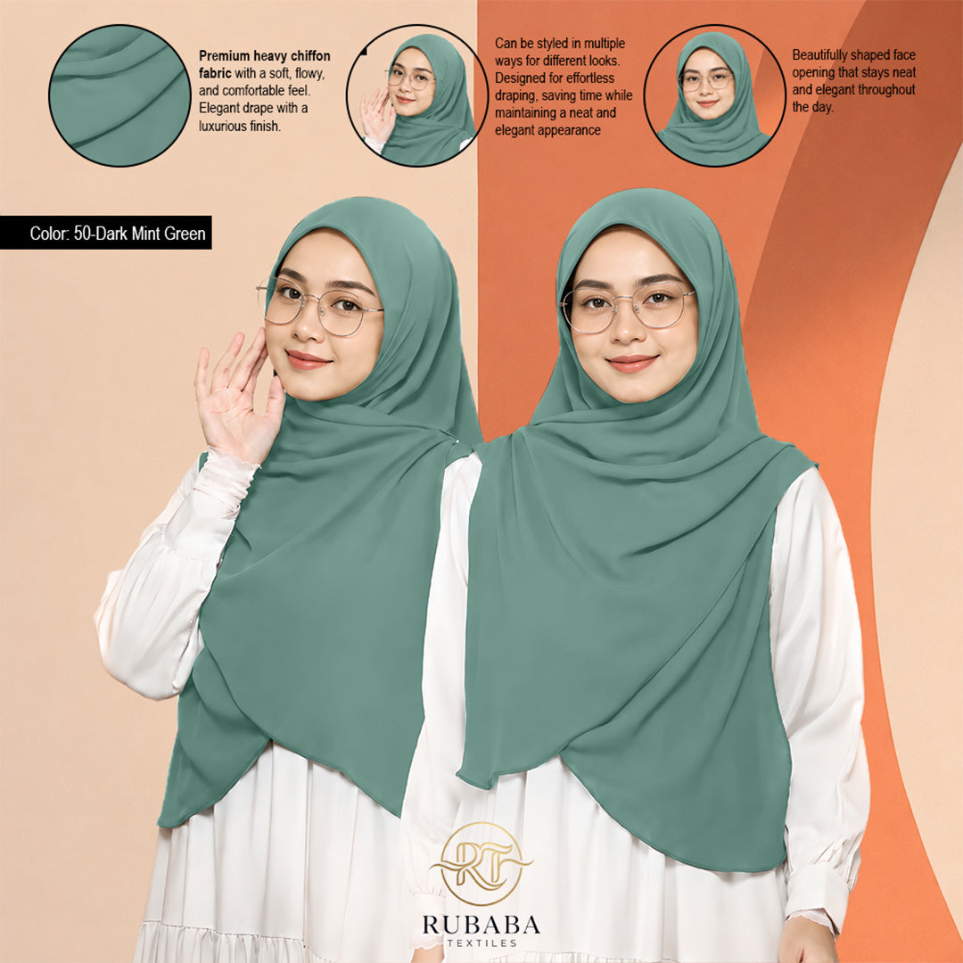 Shawl Instant Bawal 45-50 heavy chiffion