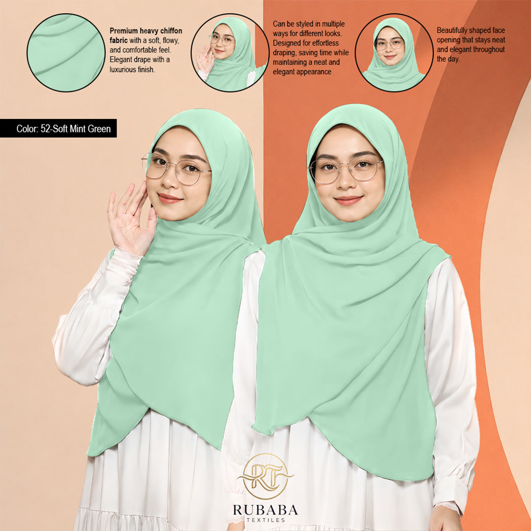 Shawl Instant Bawal 45-50 heavy chiffion
