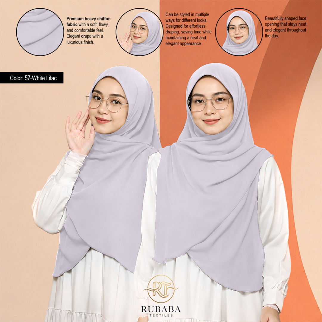 Shawl Instant Bawal 45-50 heavy chiffion