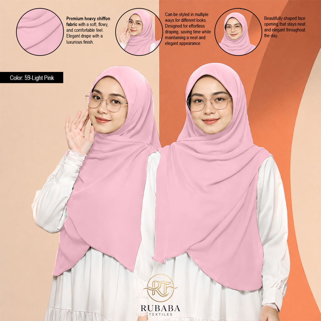 Shawl Instant Bawal 45-50 heavy chiffion