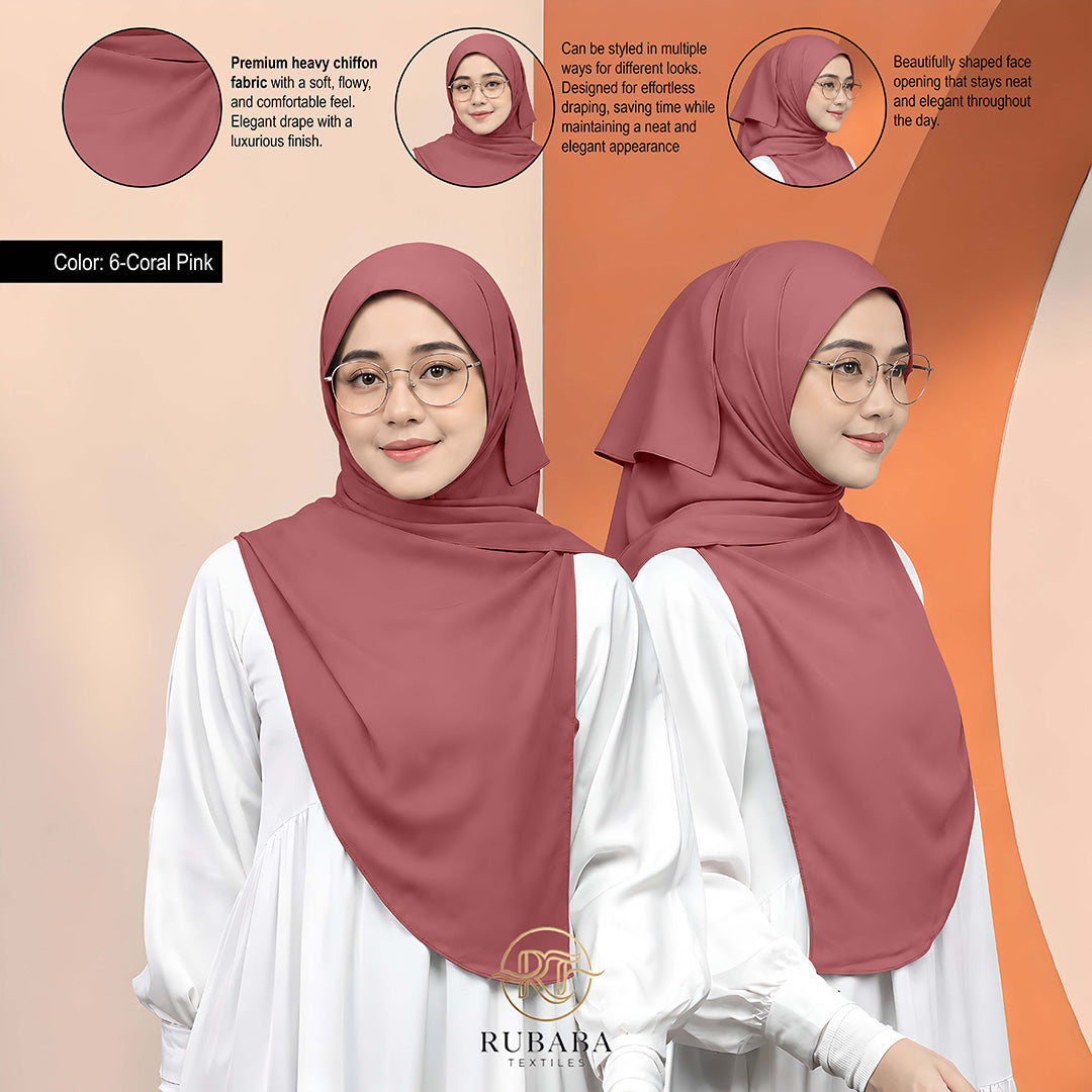 Shawl Instant Bawal 45-50 heavy chiffion