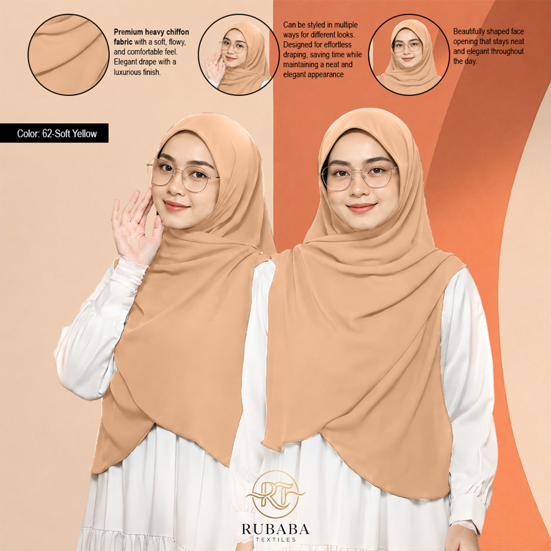 Shawl Instant Bawal 45-50 heavy chiffion
