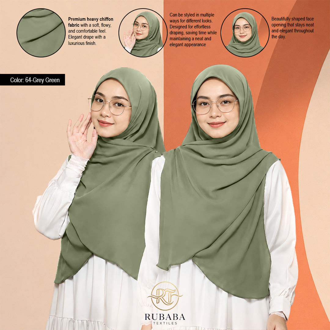 Shawl Instant Bawal 45-50 heavy chiffion