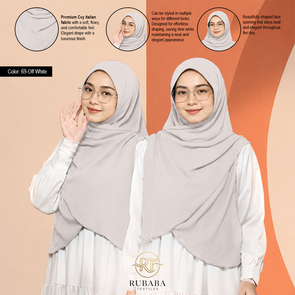 Shawl Instant Bawal 45-50 Cey Italian