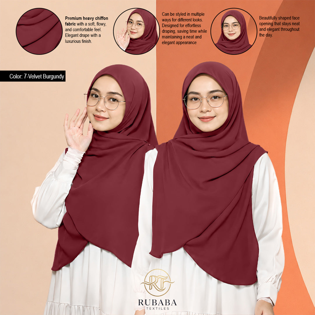 Shawl Instant Bawal 45-50 heavy chiffion