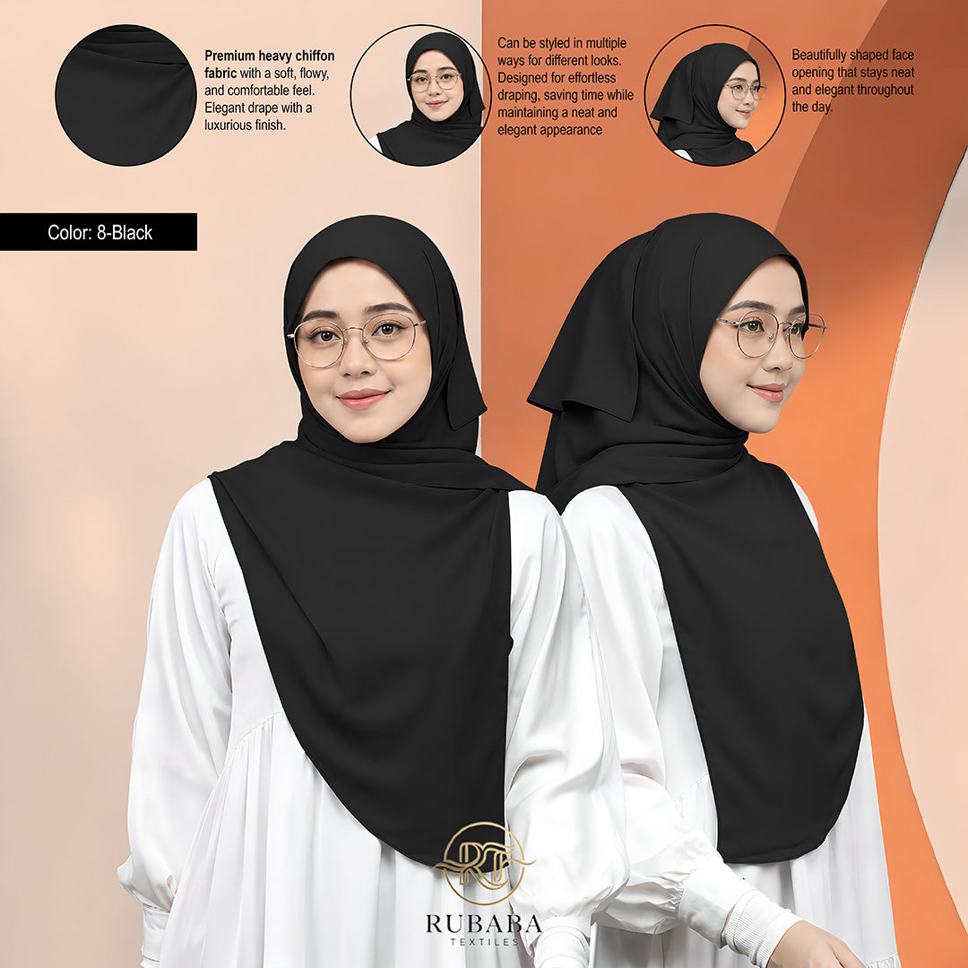 Shawl Instant Bawal 45-50 heavy chiffion