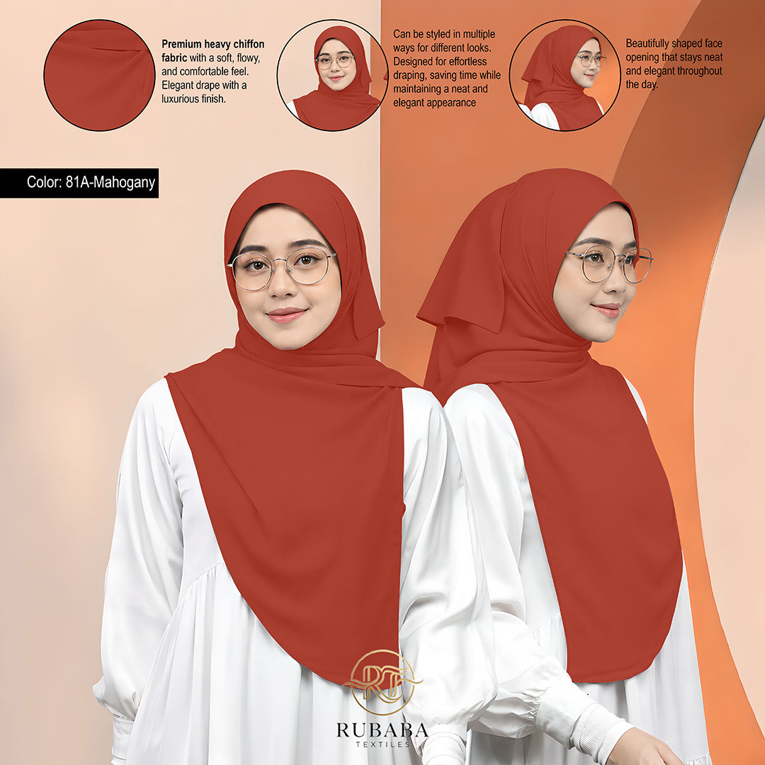 Shawl Instant Bawal 45-50 heavy chiffion