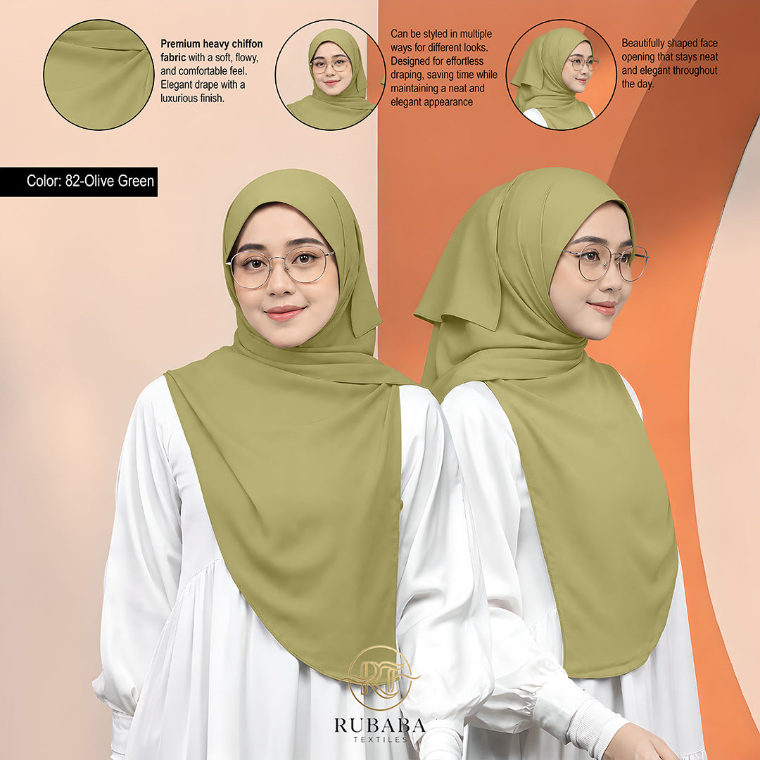 Shawl Instant Bawal 45-50 heavy chiffion