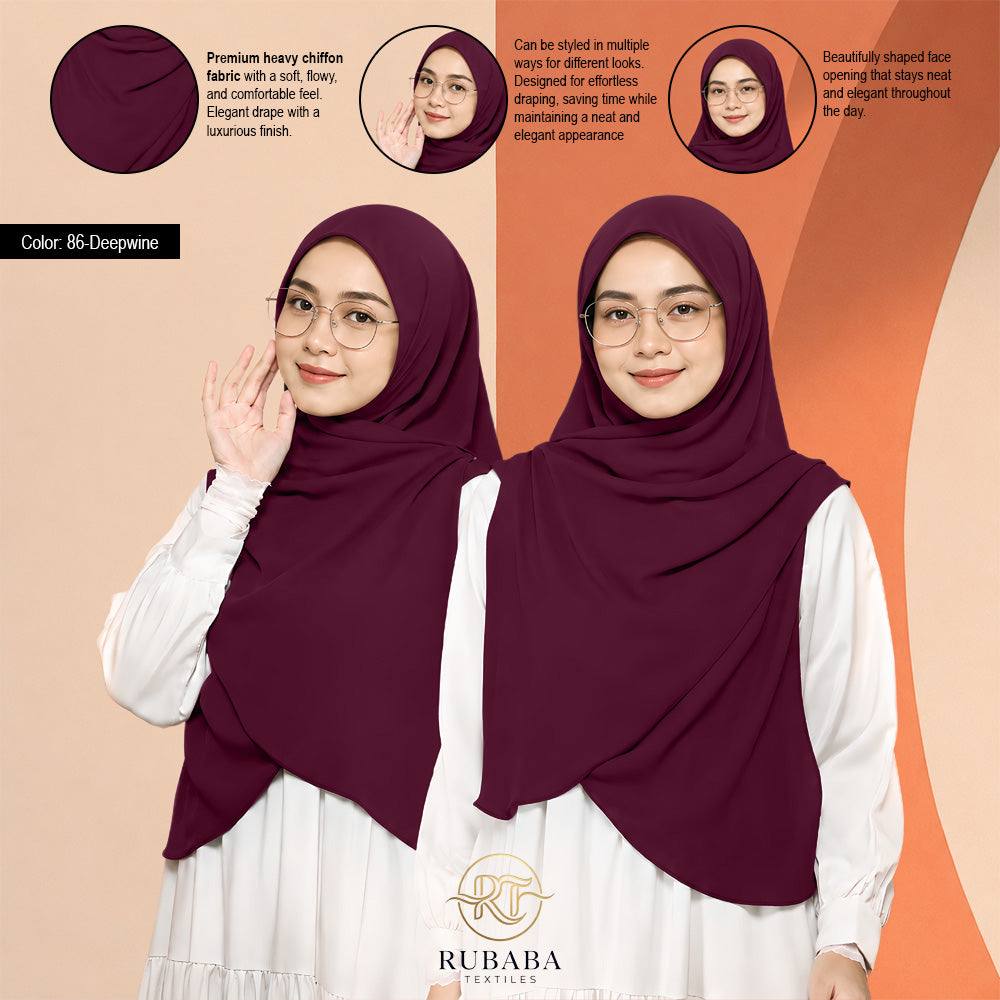 Shawl Instant Bawal 45-50 heavy chiffion