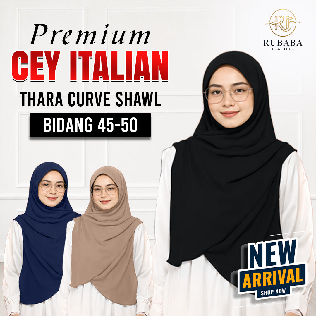Shawl Instant Bawal 45-50 Cey Italian
